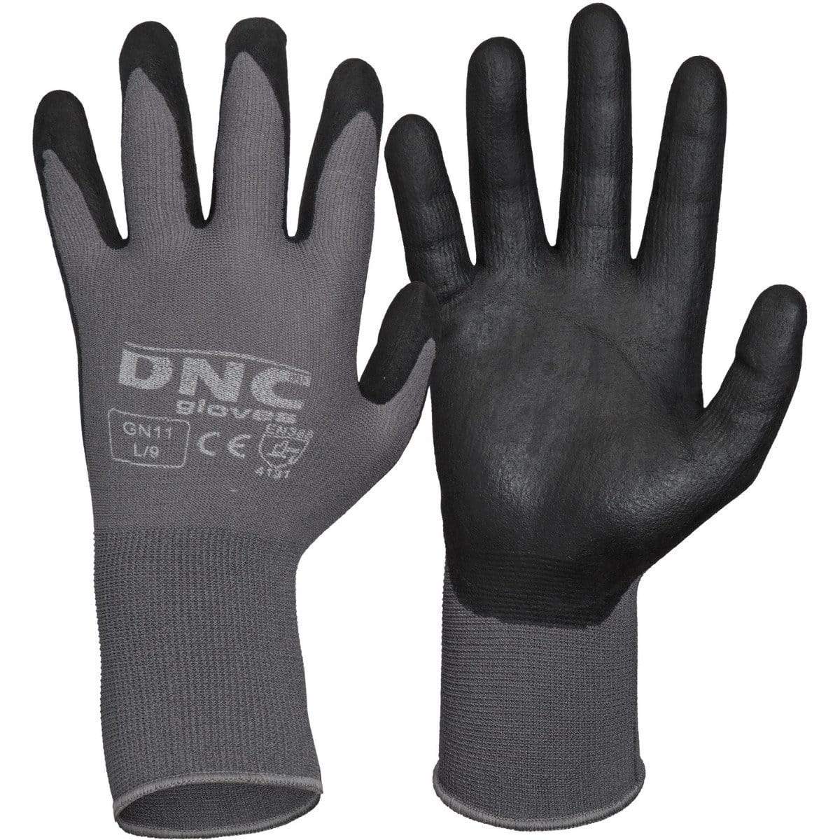 Dnc Workwear Premium Nitrile Supaflex Palm - GN11 PPE DNC Workwear Black/Grey 2XL/11 